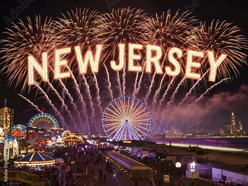 Boardwalk Empire: Dazzling Fireworks Ignite the New Jersey Skyline