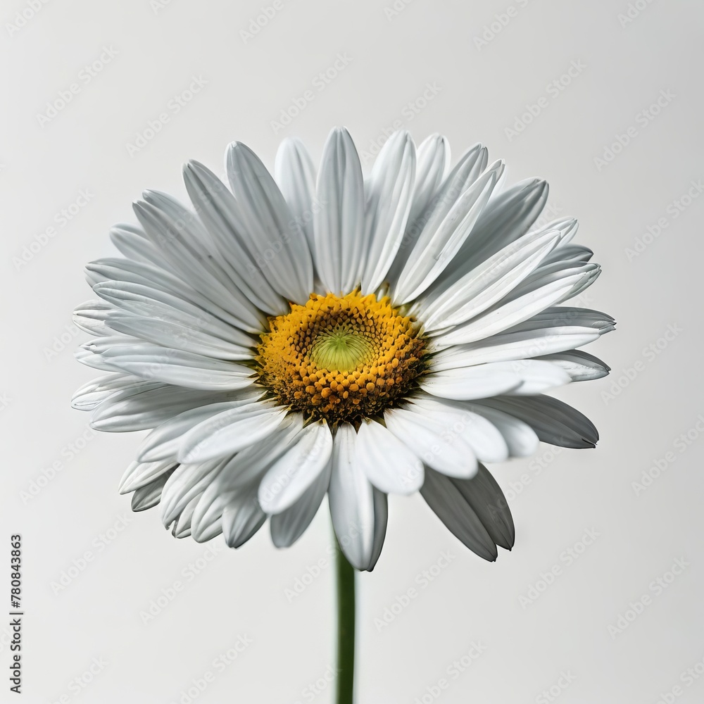 Naklejka premium daisy flower on white