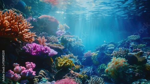 Vibrant underwater scene suitable for marine life concepts © Fotograf