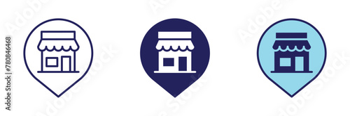 Store Pin Icon - Navigation Set