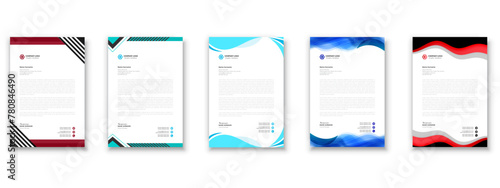 corporate letterhead design  creative modern letter head design template for your project.
letterhead, letter head, Business letterhead design.

