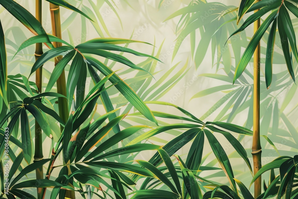 Tropical and summer plant bamboo Tropical and summer plant bamboo