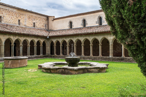 Cathar abbey of Saint Hilaire in the south of France