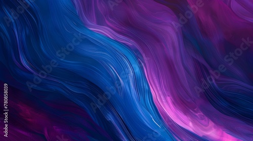 horizontal artistic colorful abstract wave background with royal blue, moderate pink and very dark magenta colors. can be used as texture, background or wallpaper