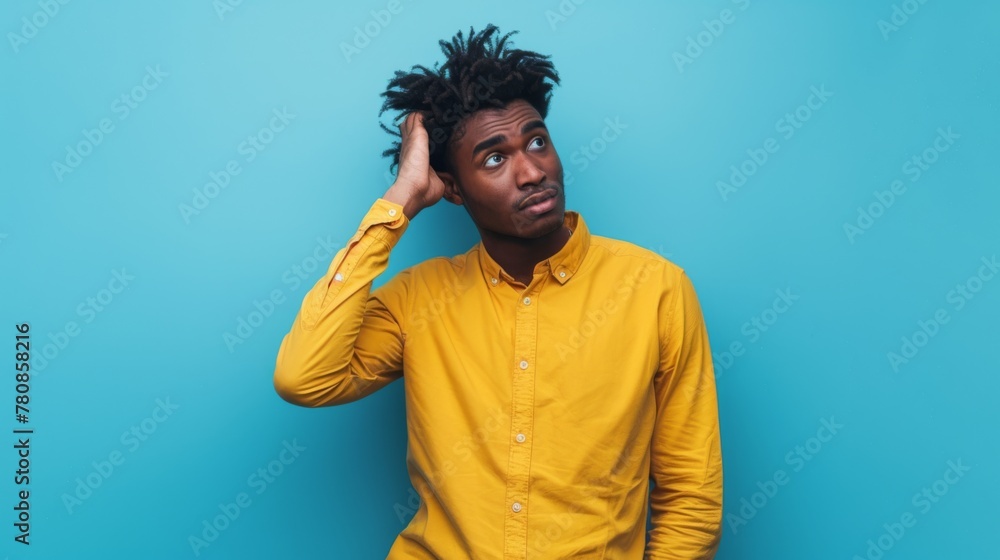 Man Pondering a Difficult Question Man Pondering a Difficult Question