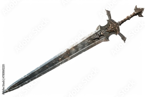 A very large sword with a very long blade, ideal for fantasy and historical designs