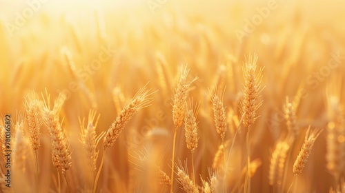 Golden Wheat Field at Sunset