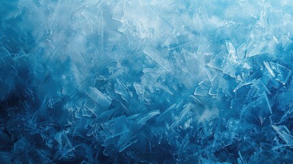 Detailed close up of an ice painting. Perfect for artistic projects