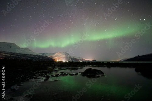 aurora boreal en skibotn, noruega © Fran.M.A