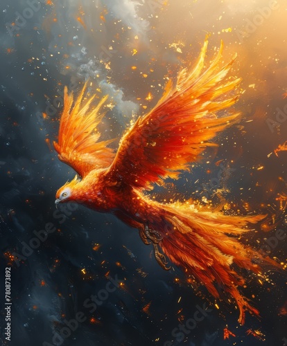 Flight of the Phoenix,, generated with AI