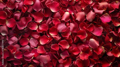 thousands roses petals