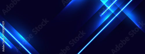 Abstract futuristic background with glowing neon light effect.Vector illustration.	
