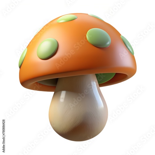 mushroom on a white background