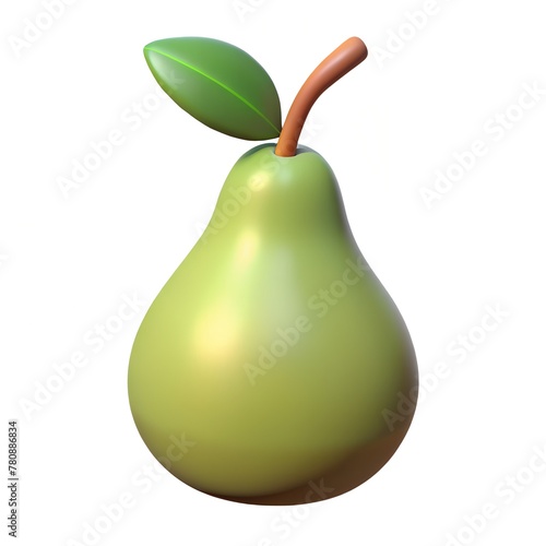 pear isolated on white
