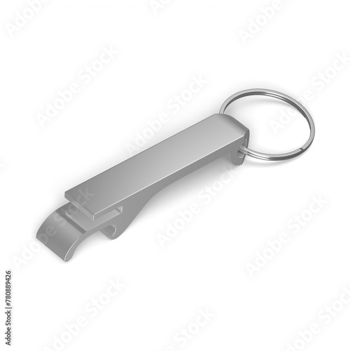 An image of a keychain isolated on a white background