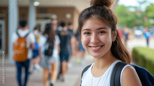 the bustling activity of students and faculty members around them capturing the essence of campus life 