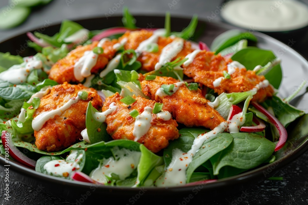 Buffalo chicken salad Buffalo chicken salad