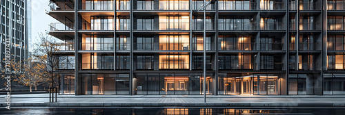 Modern Urban Living: An Exemplar of Architectural Genius in Apartment Building Design photo