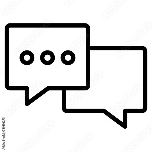 Chat Box Icon Element For Design