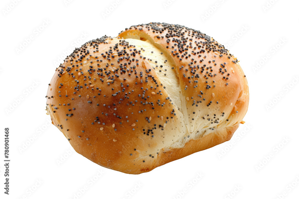 Close Up of Bagel on White Background Close Up of Bagel on White Background