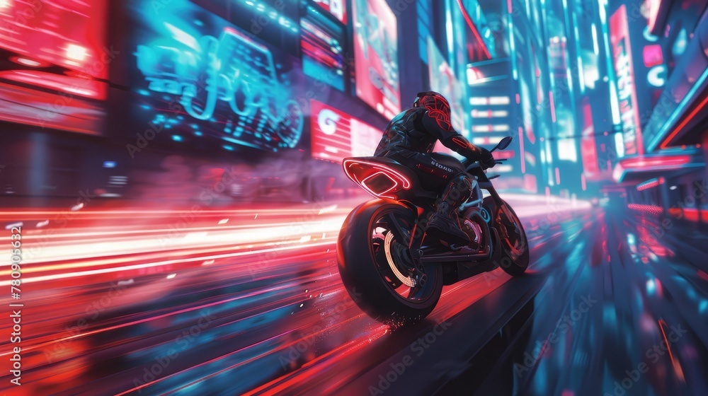 Futuristic Motorcycle Unveiling Event