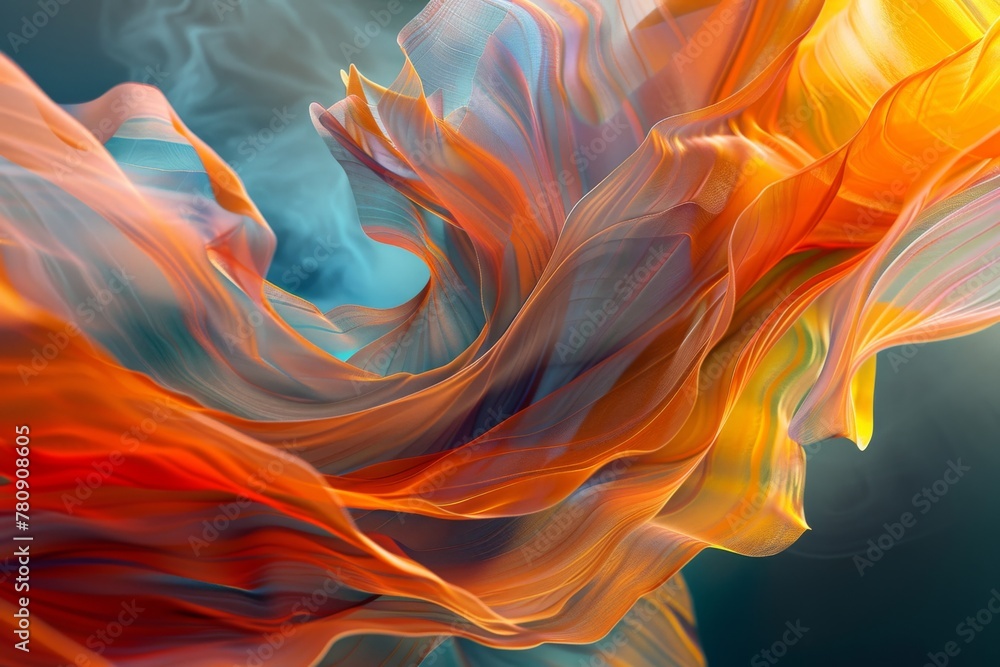 Capturing the Essence of Motion: Abstract Photography in Dynamic Hues