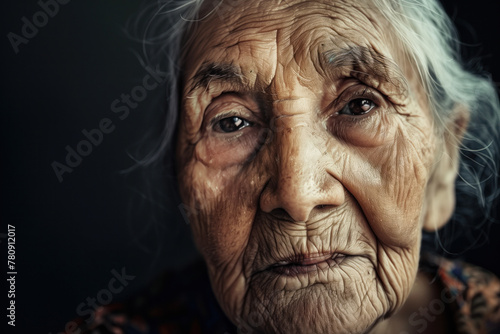 Portrait of an old Woman, Generative AI © Vig