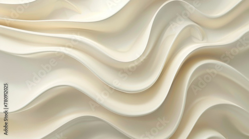 Elegant creamy waves abstract background