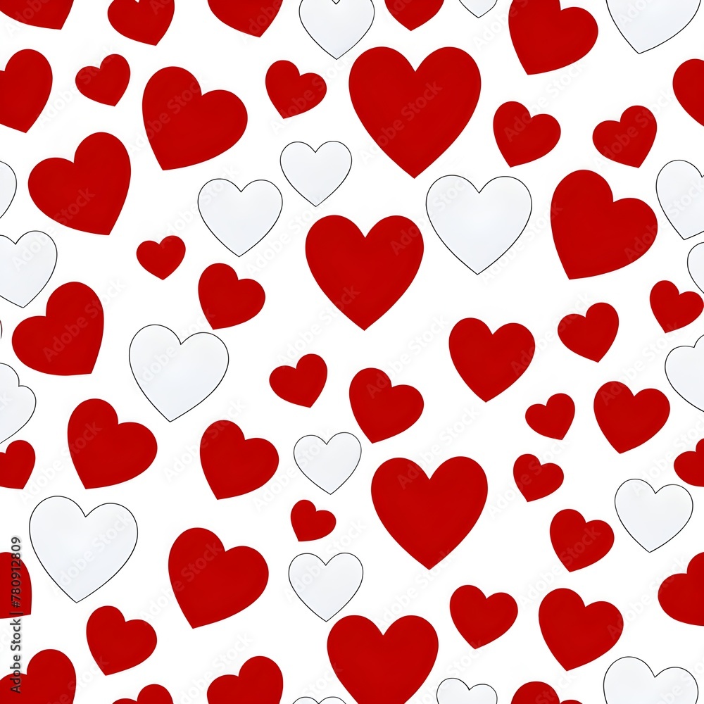 seamless pattern with hearts seamless pattern with hearts