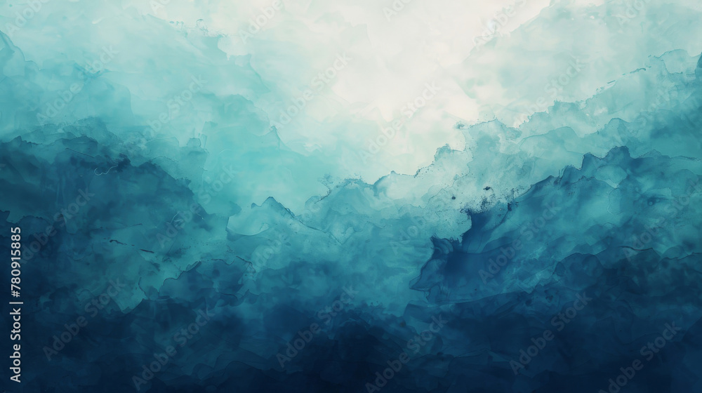 Abstract blue watercolor texture background