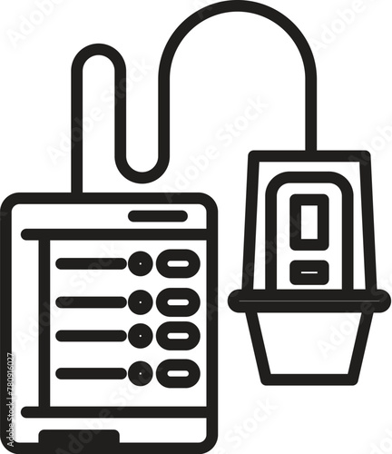 EVM - Electronic Voting Machine with verifiable paper record (VPR) Icon photo