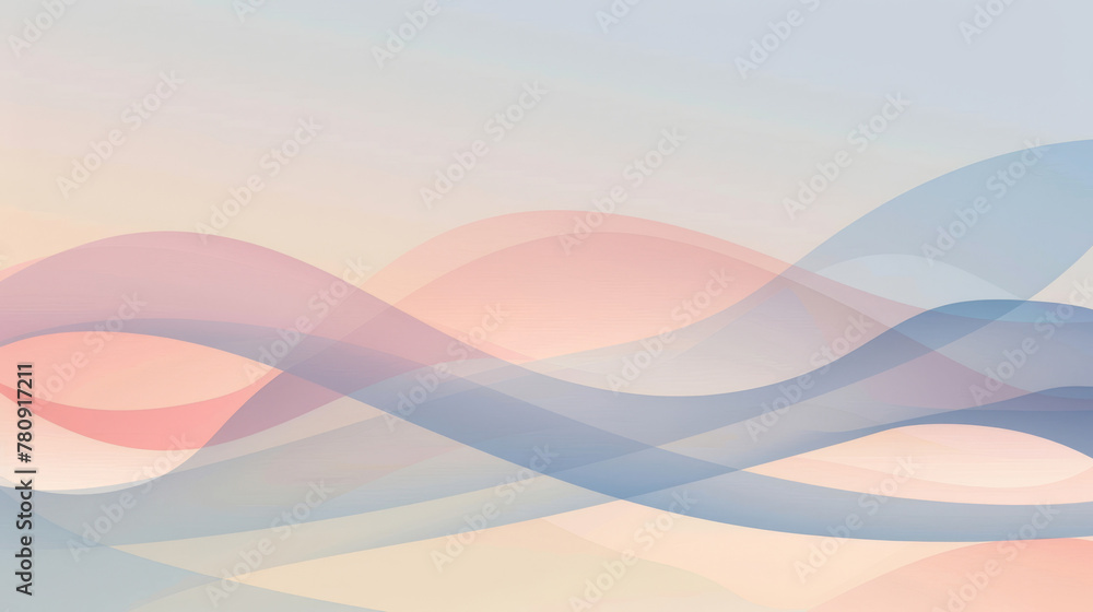 Elegant wavy design with a smooth gradient in soft pastel colors suitable for stylish backgrounds Elegant wavy design with a smooth gradient in soft pastel colors suitable for stylish backgrounds