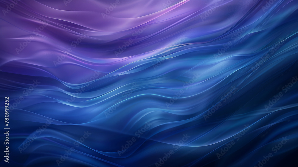 Abstract blue and purple silk waves background Abstract blue and purple silk waves background