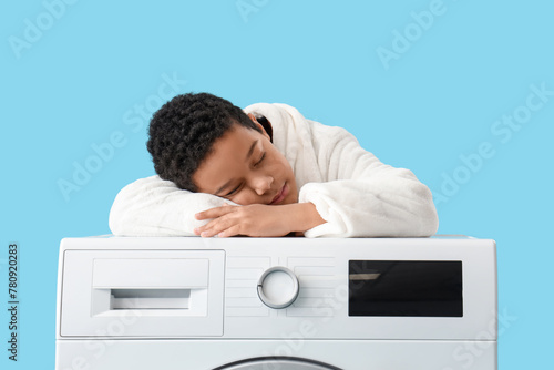 Little African-American boy...