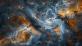 Mesmerizing Cosmic Swirl of Luminous Gases in Boundless Universe