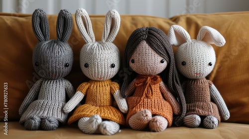 Cozy Knitted Dolls and Plush Toys for Charming Home Decor and Gifts