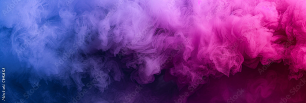 Isolated Converging Purple and Pink Smoke Backdrop - obrazy, fototapety, plakaty 