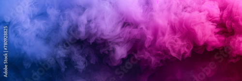 Isolated Converging Purple and Pink Smoke Backdrop