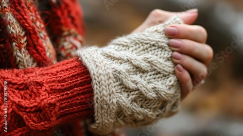 Stylish Knitted Wrist Warmers for Cozy Winter Comfort and Fashion