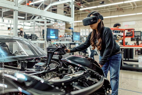 Technicians inspect self-driving vehicles, troubleshoot hardware and software issues, and oversee quality control checks in an advanced automotive lab.