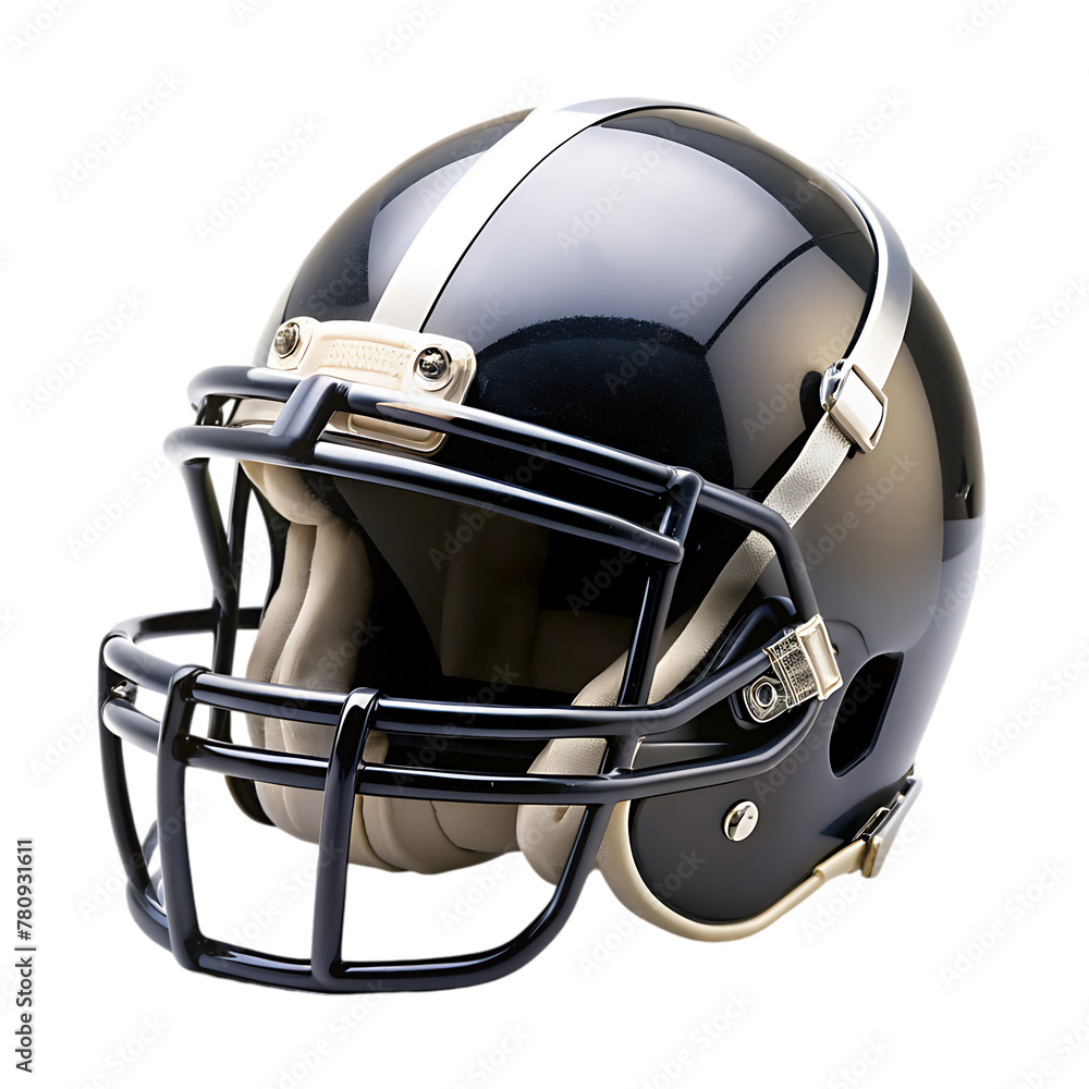 closeup of a football helmet with a field in the back closeup of a football helmet with a field in the back