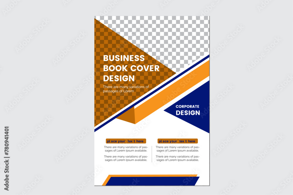 creative modern social media book cover design template.