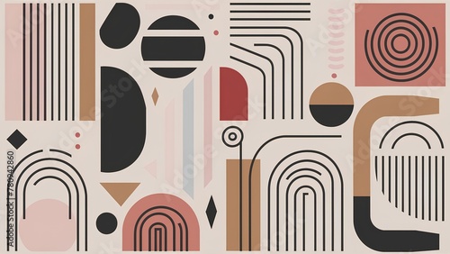 Eclectic Fusion: A Kaleidoscope of Chaotic Shapes, Patterns, and Colors