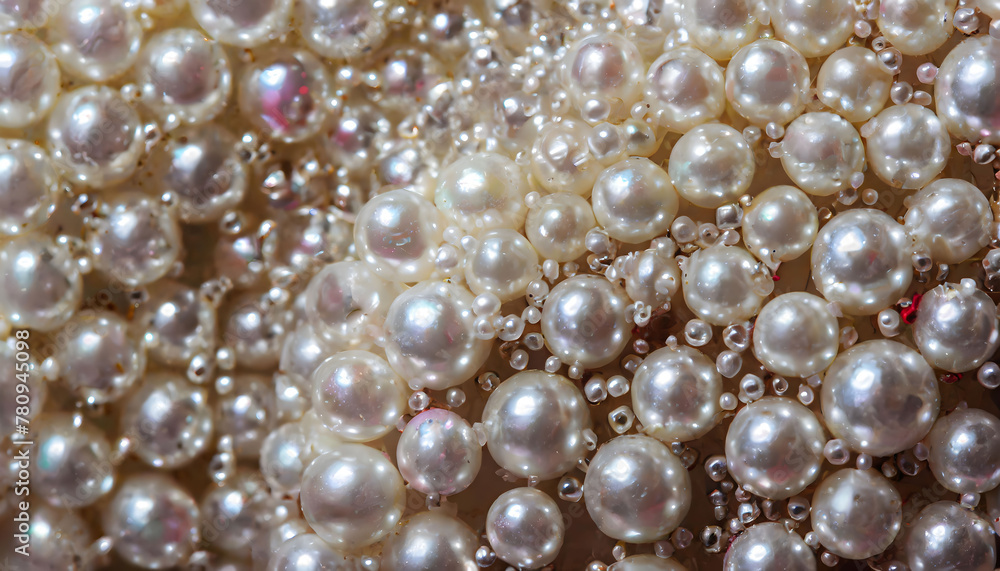 Vibrant Pearl: Abstract Background of Nature's Gemstone Splendor