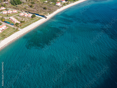 Sithonia coastline near Nikitis Beach  Chalkidiki  Greece