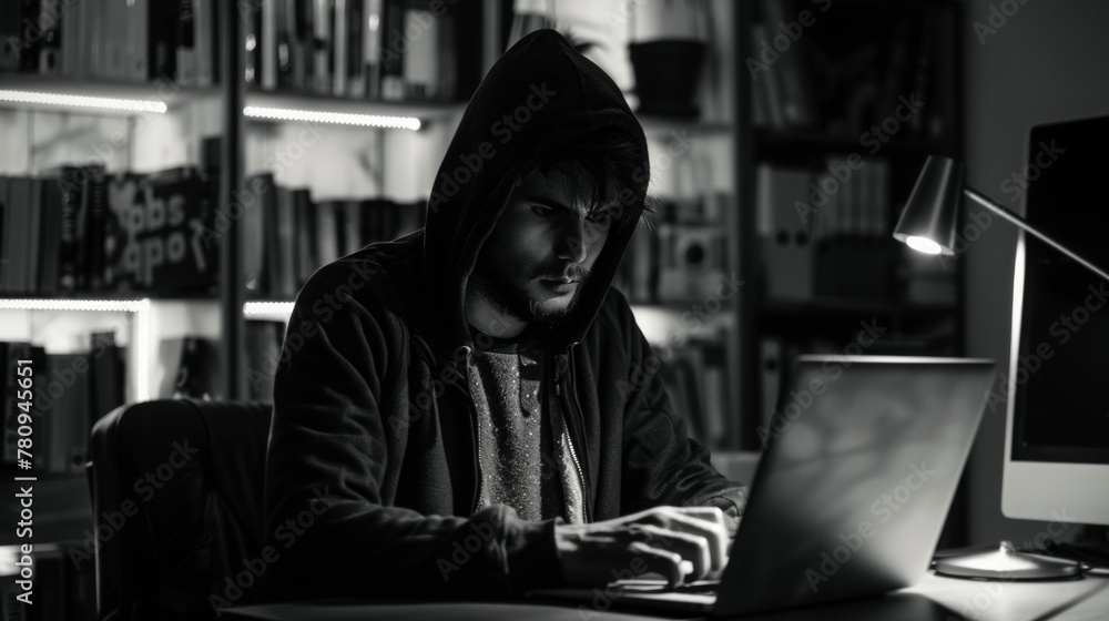 internet privacy, black and white colors, intense and epic internet privacy, black and white colors, intense and epic