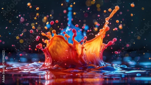 Captivating Chromatic Cascade A Mesmerizing Interplay of Color and Motion