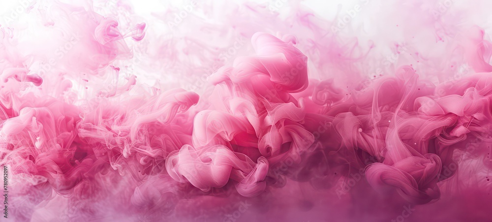Ink water or haze texture of pink magenta shiny glitter steam cloud blend on abstract color mist art background Ink water or haze texture of pink magenta shiny glitter steam cloud blend on abstract color mist art background