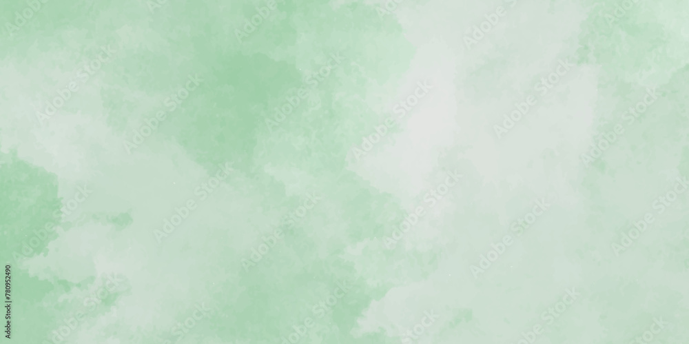 grainy abstract Light green pastel concrete texture, Watercolor abstract wet hand drawn green grunge texture, Pastel green background with watercolor paint and grunge effect.