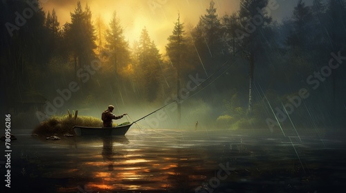 fishing in the morning © KRIS